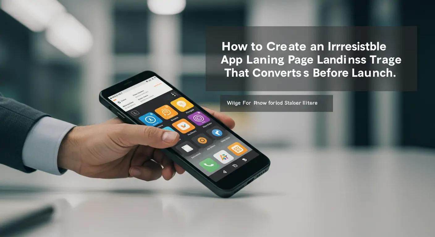 How to Create an Irresistible App Landing Page That Converts Before Launch