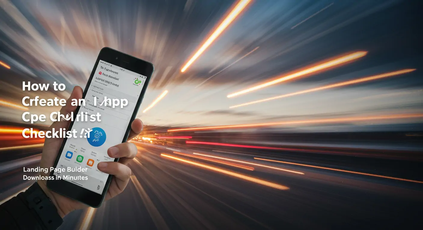 How to Create an Effective App Launch Checklist with a Landing Page Builder That Drives Downloads in Minutes