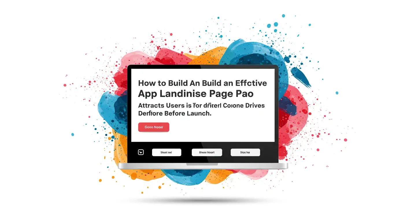 How to Build an Effective App Landing Page That Attracts Users and Drives Downloads Before Launch