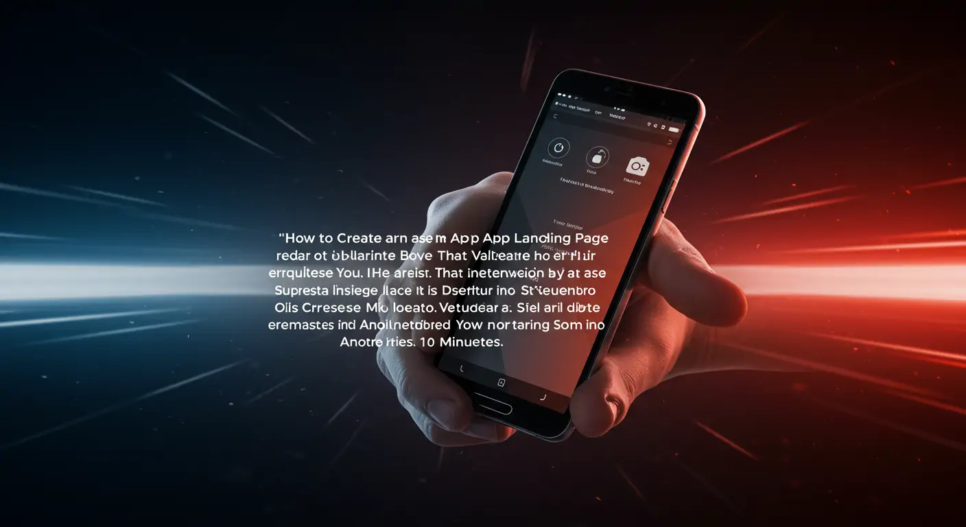 How to Create an App Landing Page That Validates Your Idea Before Launch in 10 Minutes
