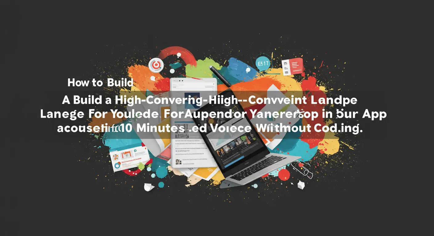 How to Build a High-Converting Landing Page for Your App in Under 10 Minutes Without Coding
