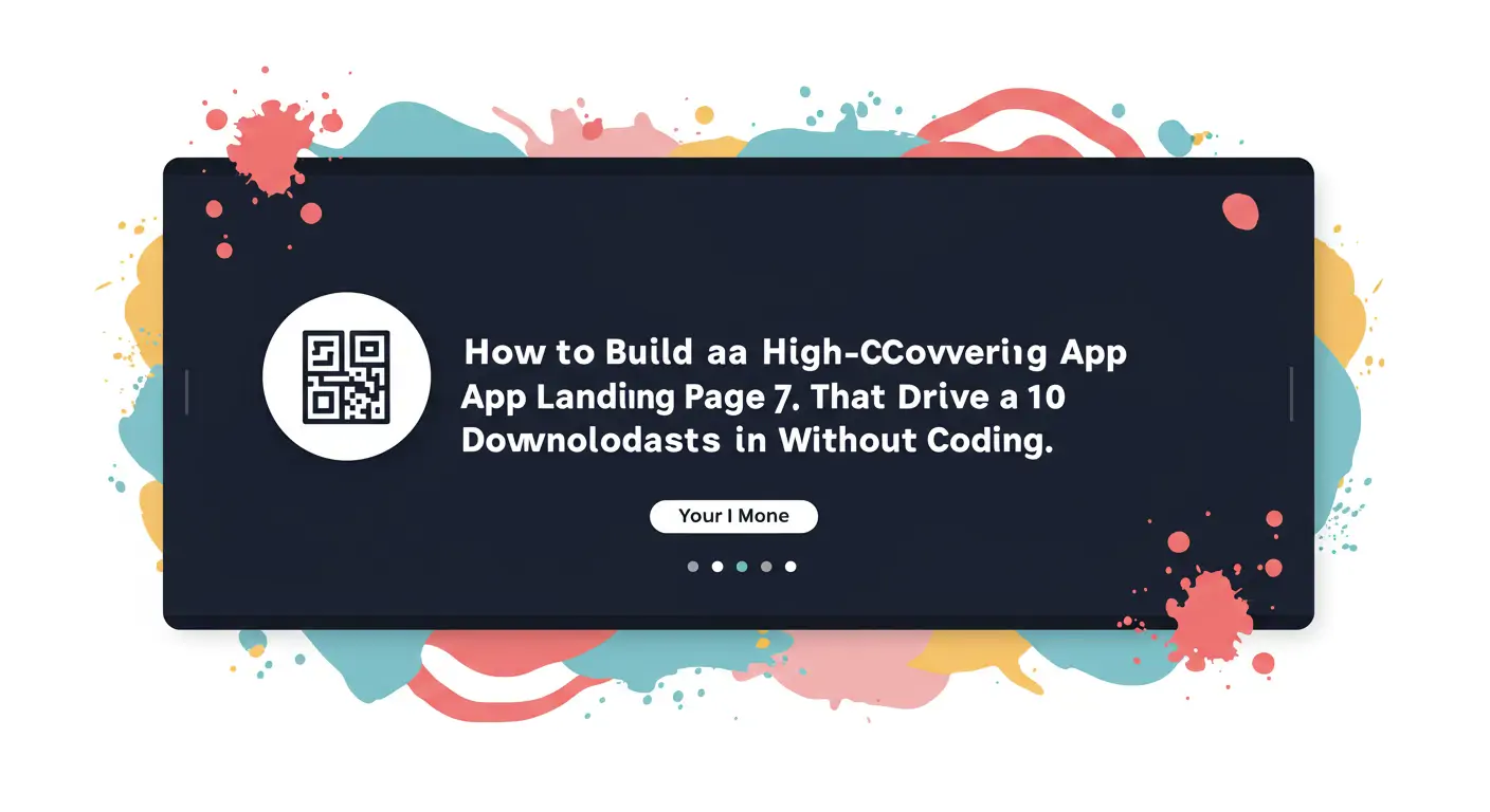How to Build a High-Converting App Landing Page That Drives Downloads in 10 Minutes Without Coding