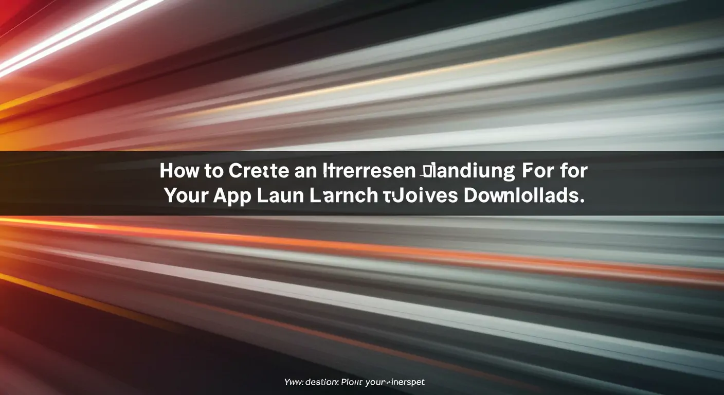 How to Create an Irresistible Landing Page for Your App Launch in 10 Minutes That Drives Downloads