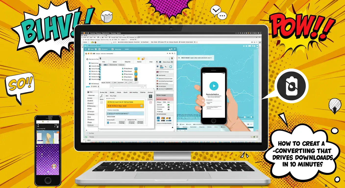 How to Create a High-Converting App Website That Drives Downloads Before Launch in 10 Minutes