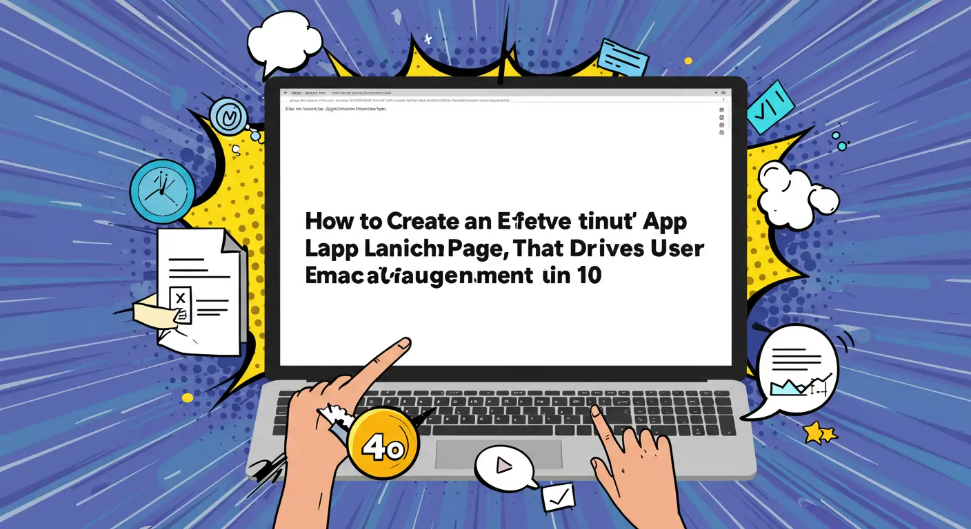 How to Create an Effective App Launch Landing Page That Drives User Engagement in 10 Minutes