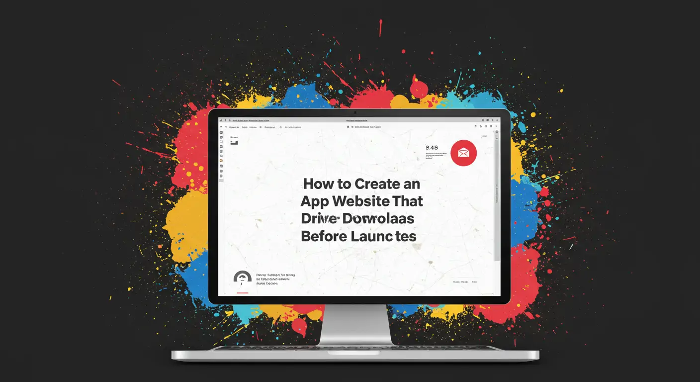 How to Create an App Website That Drives Downloads Before Launch in 10 Minutes
